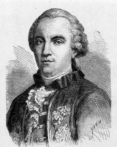 Portret Buffona (1707 - 1788) - w „Albumie nauki”; wybitni uczeni; Wielkie odkrycia”” 1896. autorstwa French School