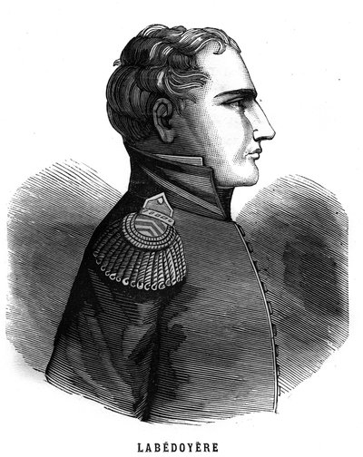Portret Karola Angelique Francois Huchet de La Bedoyere (Labedoyere .) autorstwa French School