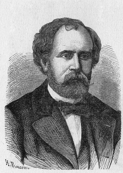 Portret Charlesa Laurenta - w „Albumie Nauki”; wybitni naukowcy; Wielkie odkrycia”” 1896. autorstwa French School