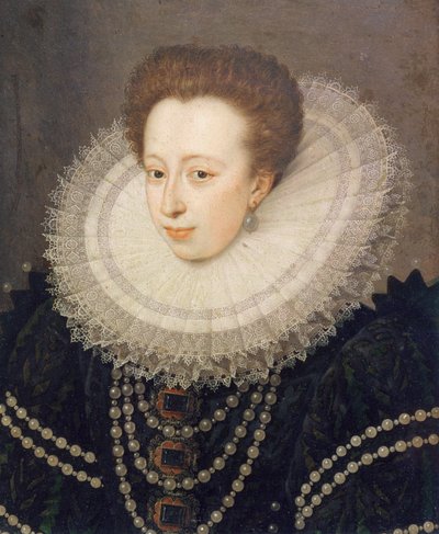 Portret Christine of Lorraine (panel) autorstwa French School