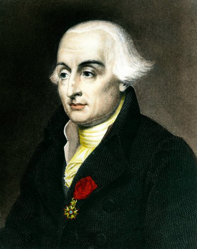 Portret hrabiego Josepha Louisa de Lagrange (1736-1813) francuskiego matematyka. Grawerowanie XIX-wiecznej kolekcji Particuliere autorstwa French School