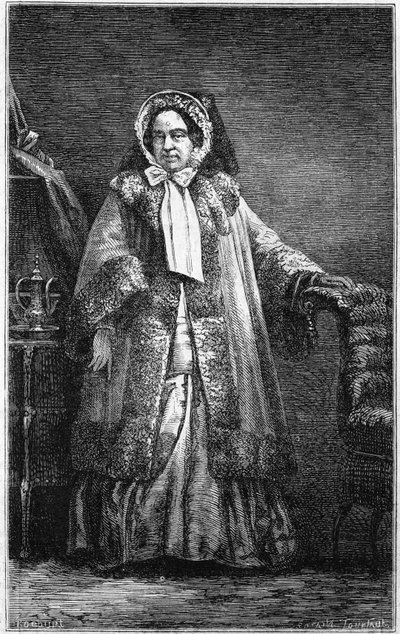Portret hrabiny Dash (Anne Gabrielle de Cisternes de Cutiras, wicehrabia Poilloue de Saint Mars autorstwa French School