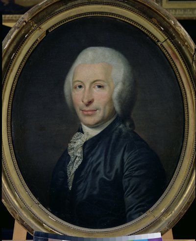 Portret doktora Josepha-Ignacego Guillotina (1738-1814) (olej na płótnie) autorstwa French School