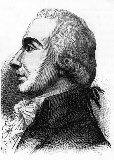 Portret Dominique Joseph Garat (1749-1833) francuski prawnik, dziennikarz i filozof, autorstwa French School