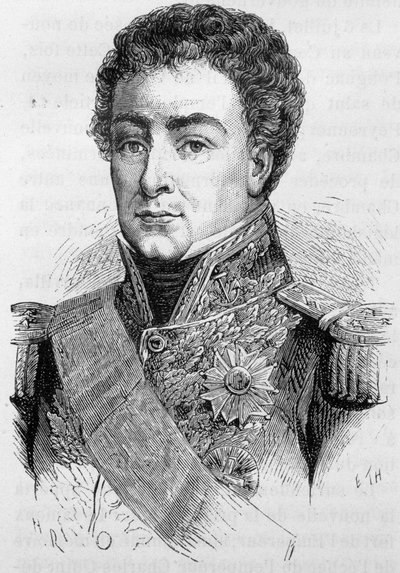 Portret Duperré, admirała i Peera z Francji (1775 - 1846) - w „L