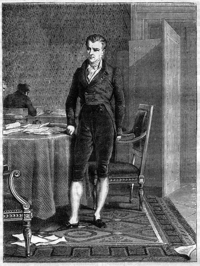 Portret EMMERICH JOSEPH, Duke of DALBERG Francusko-niemiecki mąż stanu (1773-1833) - Portret Emmerich Joseph Duke of Dalberg (1773-1833) Niemiecki dyplomata i francuski polityk - w "Histoire de l