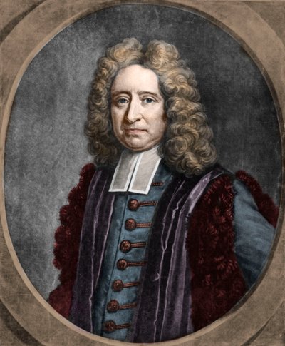 Portret Edmonda Halleya (1656-1742) angielskiego astronoma autorstwa French School