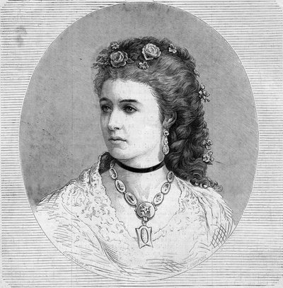 Portret Emmy Albani (Marie Louise Emma Cecile Lajeunesse dite autorstwa French School