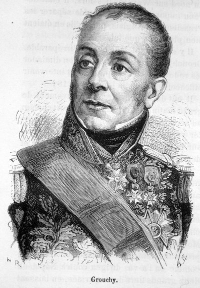 Portret Emmanuela, markiza de Grouchy, marszałka Francji (1766 - 1847) - w „Historii Francji” Henri Martina autorstwa French School