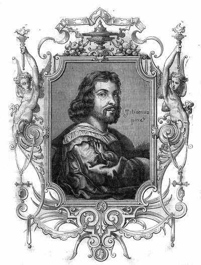 Portret cesarza Ottona I z Germanii, zwanego Wielkim (Otton, 912-973). Grawer w „Historii papieży-królów-i-cesarzy na przestrzeni wieków” Maurice Lachatre autorstwa French School