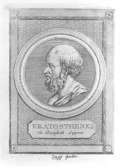 Portret Eratostenesa (ok. 284-192 pne) autorstwa French School