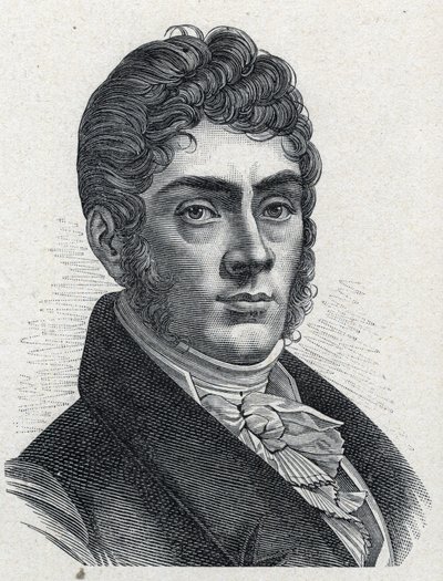 Portret Etienne Nicolas Mehul (1763-1817) Francuski kompozytor. Rycina z 1889 r. Ze zbiorów prywatnych. autorstwa French School