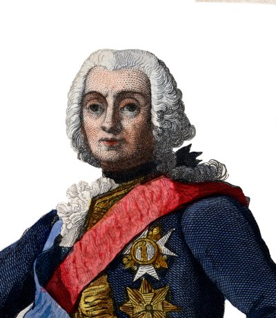 Portret Francois de Chevert (1695-1769), generała francuskiego. autorstwa French School
