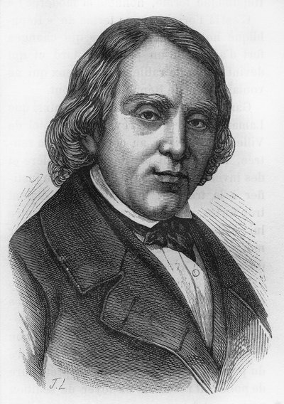 Portret François Vincenta Raspaila (1794-1878), francuskiego biologa, chemika i polityka. autorstwa French School