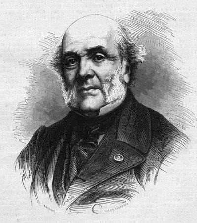 Portret Fryderyka Augusta Demetza (1796-1873), francuskiego prawnika, założyciela kolonii rolniczej i zakładu karnego Mettray, mającego na celu rehabilitację młodych przestępców. Grawerowanie w „”Le Monde Illustré””n°866 z 15 listopada autorstwa French School