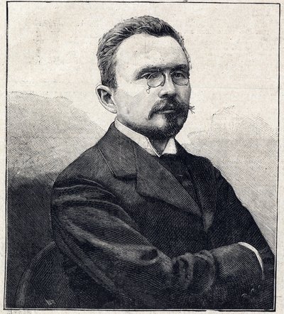 Portret Gabriela Alberta Auguste Hanotaux Francuski dyplomata, historyk i polityk (1853-1944). autorstwa French School
