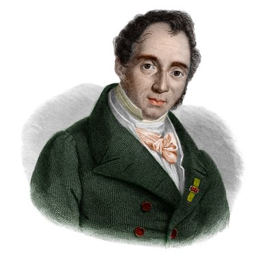 Portret włoskiego męża stanu Gaudenzio de Pagave (1776-1833). autorstwa French School