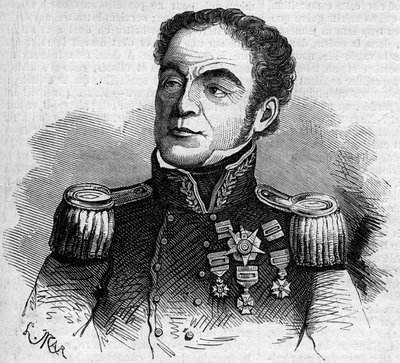 Portret generała Antonio Lopeza de Santa Anna (Santa Anna autorstwa French School