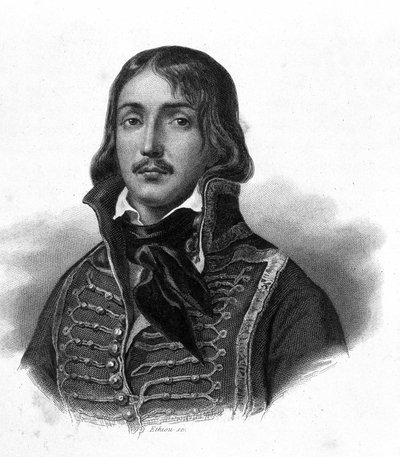Portret generała Francois Severina Marceau Desgraviers, dit Francois (1769 - 1796) - w „Rewolucji francuskiej” Thiersa. 19 wiek autorstwa French School