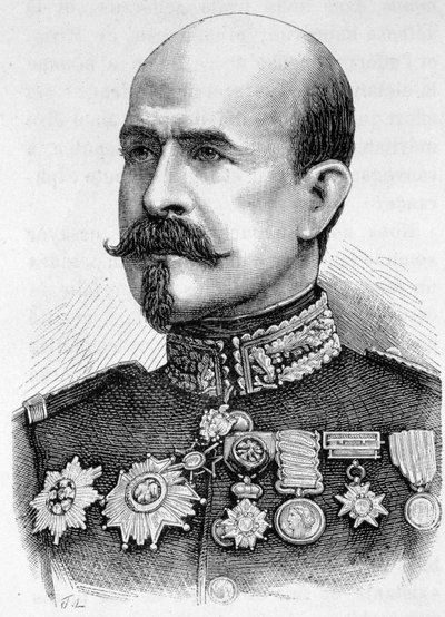 Portret generała Trochu (1815 - 1896) - w ""L