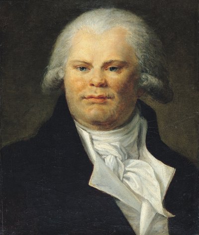Portret Georgesa Dantona (1759-94) autorstwa French School