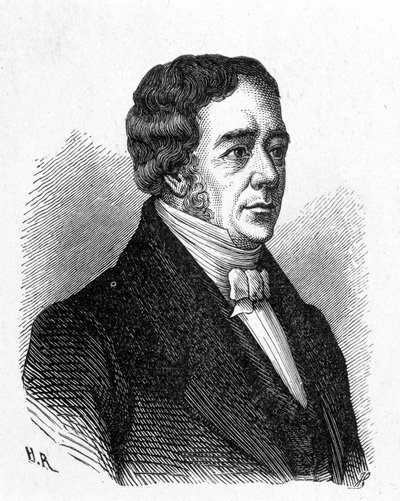 Portret Hansa Christiana Oersteda (Oersted lub Oersted autorstwa French School