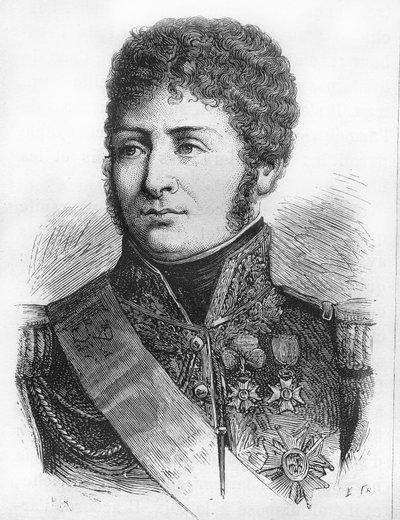 Portret Henri Clarke, francuskiego generała i polityka (Duke of Feltre 1809 autorstwa French School