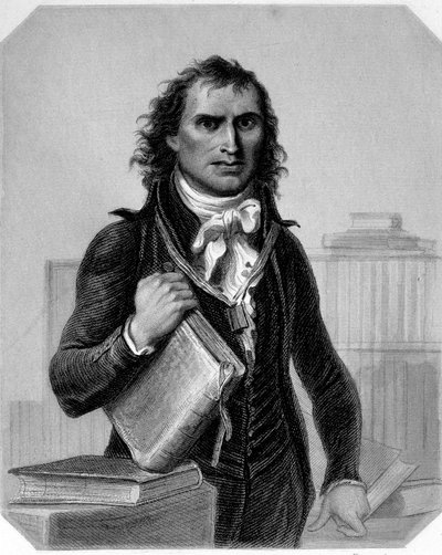 Portret Henri dit Abbé Grégoire (1750-1831), francuskiego duchownego i polityka. W „Historii Żyrondynów”” Lamartine autorstwa French School