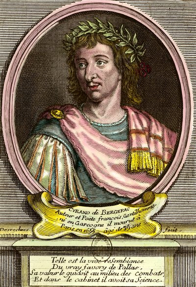 Portret Herkulesa Saviniena autorstwa Cyrano de Bergerac (1619 - 1655) Francuski pisarz. autorstwa French School