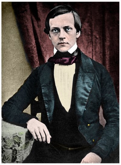 Portret Hermanna von Helmholtza (1821-1894). Niemiecki fizyk, anatom i fizjolog. autorstwa French School