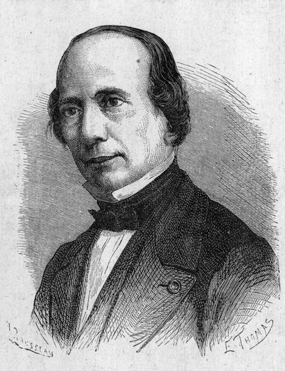 Portret J. Caselli, włoskiego fizyka - w „Albumie Nauki”; wybitni naukowcy; Wielkie odkrycia”” 1896. autorstwa French School