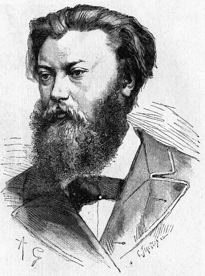 Portret Jablochkoffa - w „Albumie nauki”; wybitni naukowcy; Wielkie odkrycia”” 1896. autorstwa French School