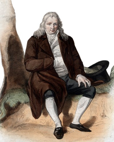 Portret Jacquesa Henri Bernardina de Saint Pierre (1737-1814), francuskiego pisarza i botanika. autorstwa French School