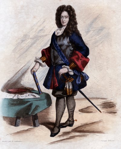 Portret Jamesa FitzJamesa, 1. księcia Berwick (1670-1734), francuskiego dowódcy wojskowego. autorstwa French School