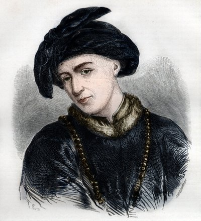Portret Jana Husa (lub Jeana Hussa autorstwa French School