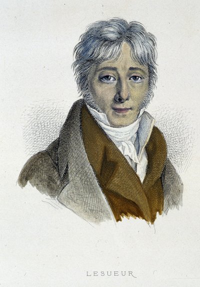 Portret Jeana - François Lesueur - grawer autorstwa French School