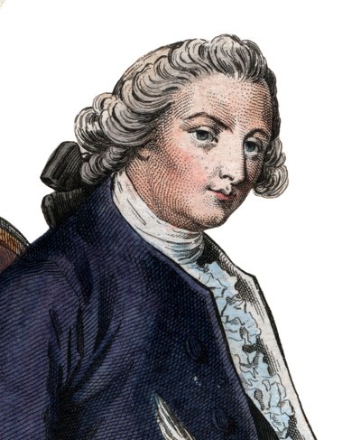 Portret Jeana Baptiste Louisa Gresseta (1709-1777), francuskiego poety i dramaturga. autorstwa French School