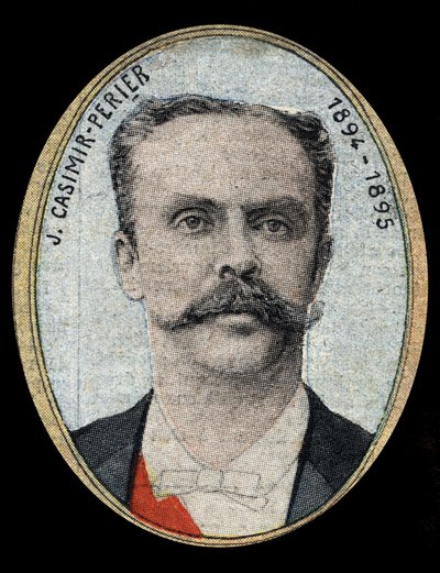 Portret Jeana Casimira-Perriera (Casimir Perrier, Casimir Perrier, Casimir-Perrier) (1847-1907), prezydenta Republiki Francuskiej. autorstwa French School