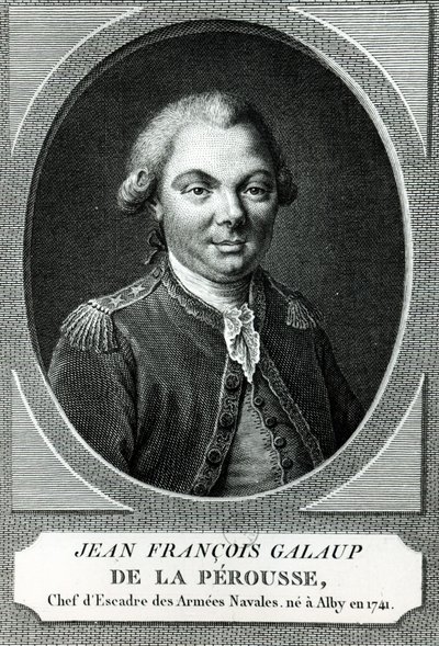 Portret Jean Francois Galaup de la Perouse (1741-88) autorstwa French School
