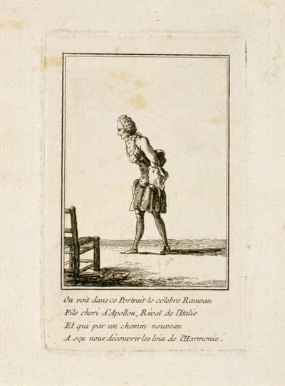 Portret Jean-Philippe Rameau (1683-1764) autorstwa French School