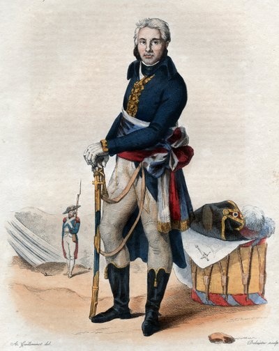 Portret Jean Victor Moreau (1763-1813), francuskiego generała. autorstwa French School