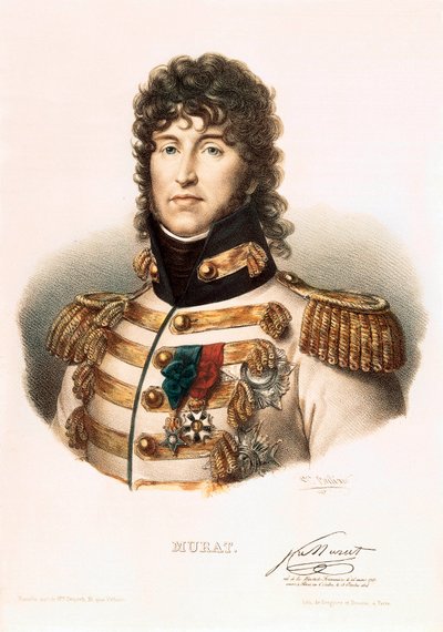 Portret Joachima Murata (1767-1815), marszałka de France, króla Neapolu autorstwa French School