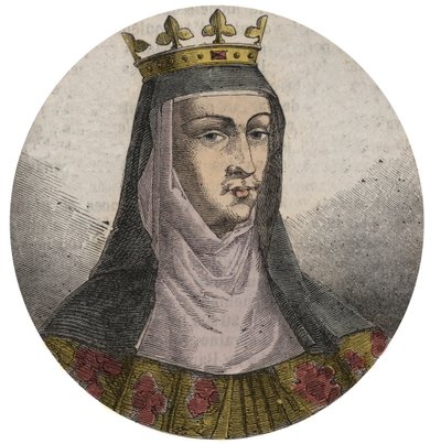 Portret Joanny Francuskiej (1464-1505) (lub Valois) Królowej Francji Żony Ludwika XII - Joanny Francuskiej i Walezjusza (1464-1505) autorstwa French School