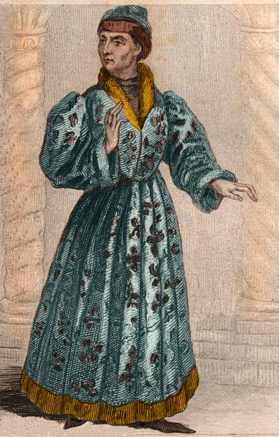 Portret Jana Nieustraszonego (1371-1419) księcia Burgundii. autorstwa French School