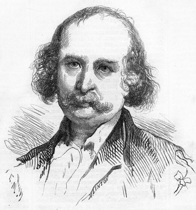 Portret Julesa Sandeau (1811-1883) francuskiego pisarza. autorstwa French School