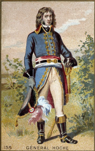 Portret Lazare Louisa Hoche (1768-1797), francuskiego generała. autorstwa French School
