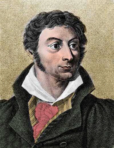 Portret Lorenza Okena (1779-1851). niemiecki przyrodnik i filozof autorstwa French School