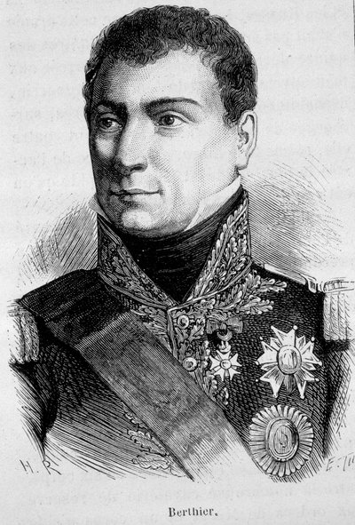 Portret Louisa Alexandre (Louis-Alexandre) Berthier, francuskiego marszałka (1753 - 1815) - w ""L