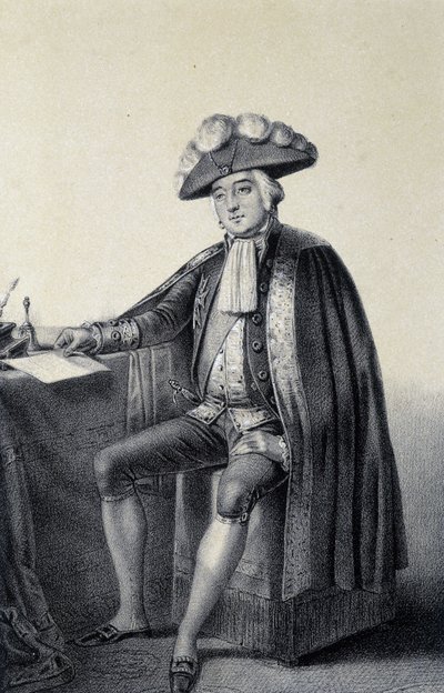 Portret Ludwika Filipa II Józefa, księcia Orleanu i Chartres, znanego jako Filip Egalité autorstwa French School