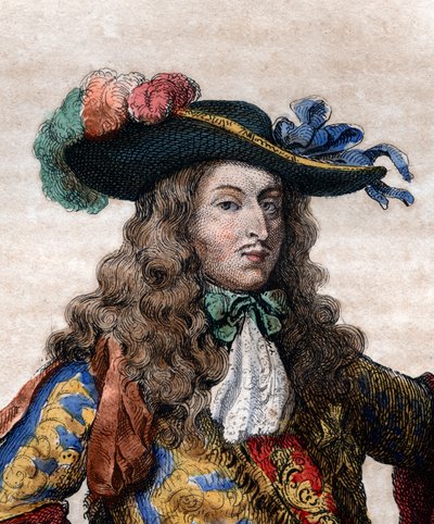 Portret Louisa de Bourbon, księcia Conde (1621-1686), francuskiego generała, znanego jako le Grand Conde. autorstwa French School